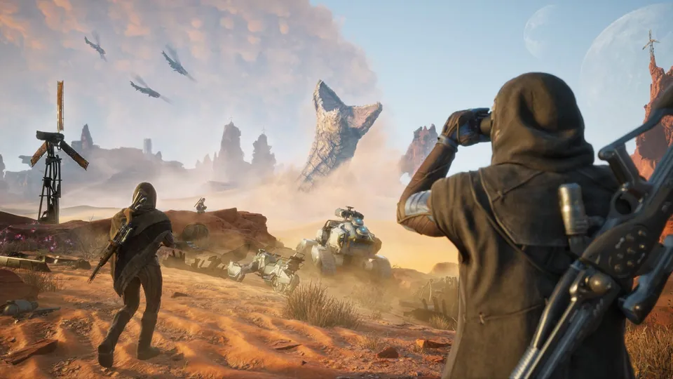 Player reviewing Dune Awakening patch notes before a PMC raid